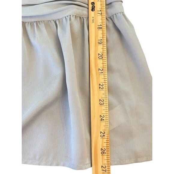 Banana Republic Dressy Deep V-Neck Sleeveless Blouse Side Zip Sz 14 Classy Top - Picture 7 of 11